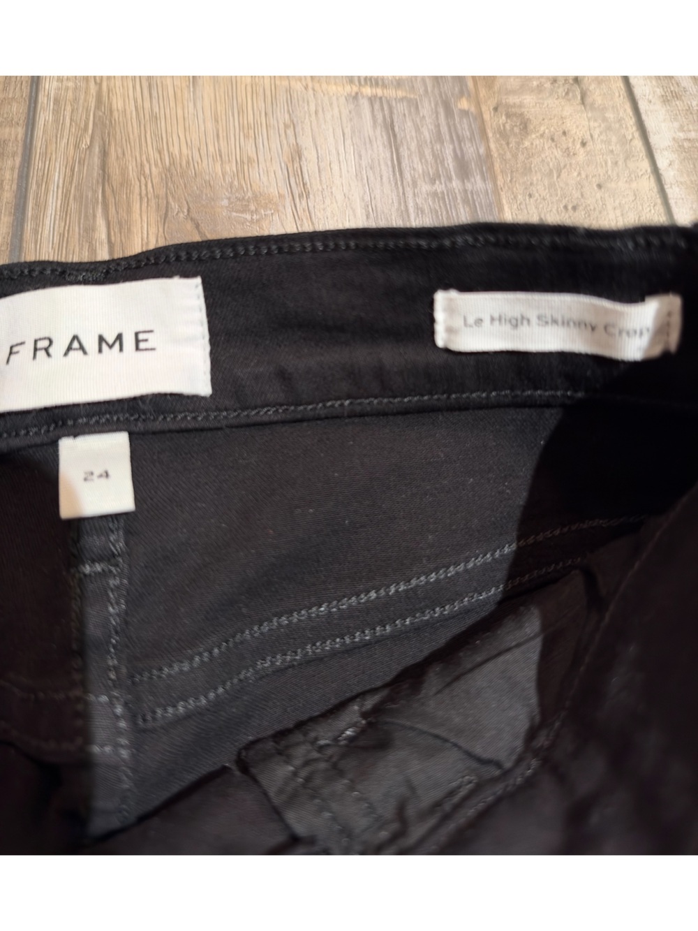 Frame Size 24 Le High Skinny Crop EUC - Picture 3 of 8